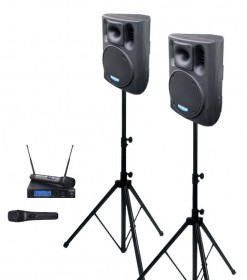 2× BC 800A + MBD 840 + MD 505 ozvučovací sestava s mikrofony