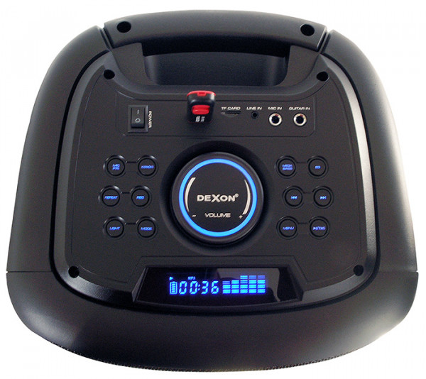 WA 480RC partybox, řečnický systém s ručním a náhlavním bezdrátovým mikrofonem